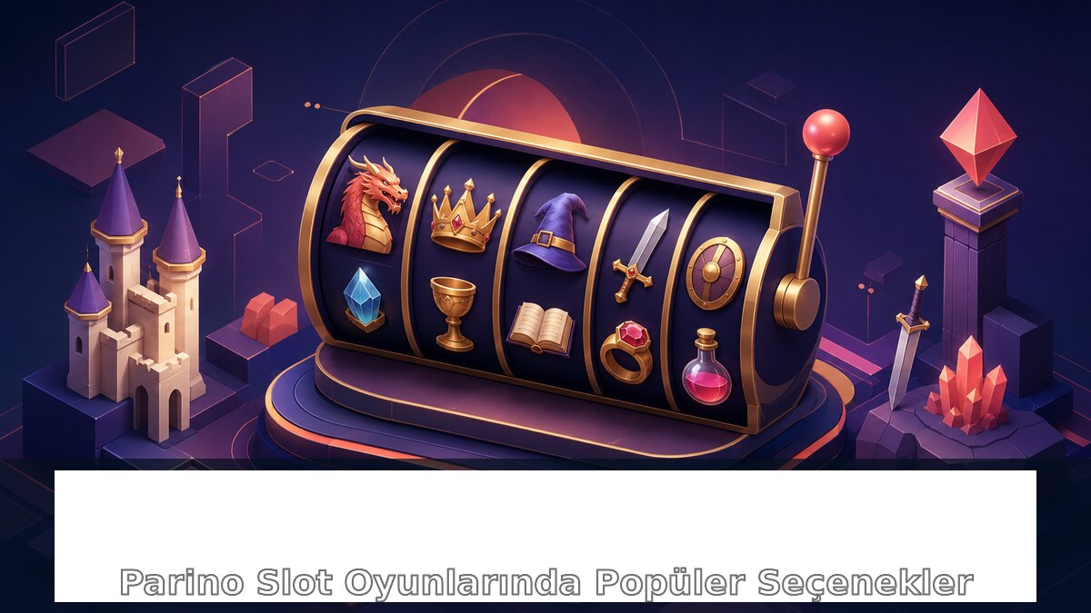 Parino Slot Oyunlarında Popüler Seçenekler için Parino bilgilendirme görseli